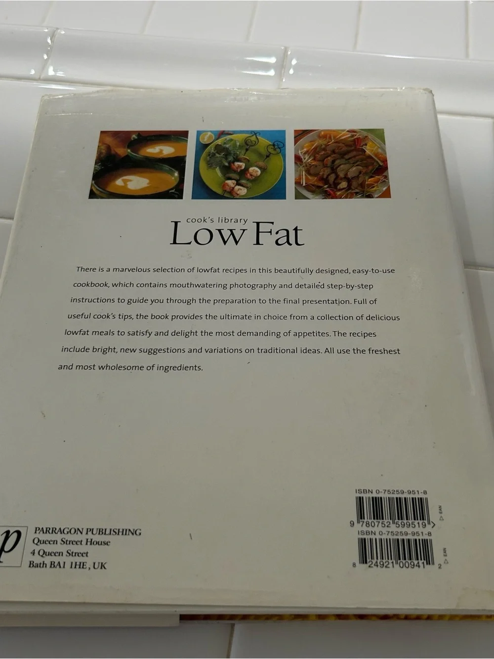 Low Fat Cookbook - Yellow